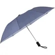 42" Auto Open Heathered Windproof Folding Umbrella