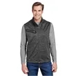 Compass Bonded Melange Sweater Fleece Vest