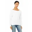 Ladies' Sponge Fleece Wide Neck Sweatshirt