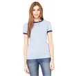 Ladies' Jersey Short-Sleeve Ringer T-Shirt