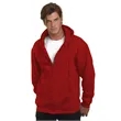 Adult 9.5oz., 80% cotton/20% polyester Full-Zip Hooded Sw...