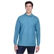 Men's Pima Pique Long-Sleeve Polo