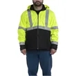 Men's Tall Hi-Vis Class 3 Hooded Softshell Jacket