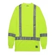 Men's Tall Hi-Vis Class 3 Performance Long Sleeve T-Shirt