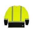 Men's Hi-Vis Class 3 Color Blocked Long-Sleeve T-Shirt