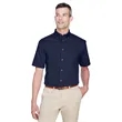 Men's Easy Blend™ Short-Sleeve Twill Shirt with Stain-Rel...