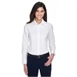 Ladies' Long-Sleeve Oxford with Stain-Release