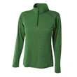 Ladies' Tonal Space-Dye Quarter-Zip