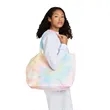 Unisex Swirl Tie-Dye Large Canvas Shopper