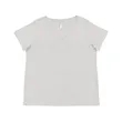 Ladies' Curvy V-Neck Fine Jersey T-Shirt