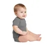 Rabbit Skins Infant Short Sleeve Baby Rib Bodysuit.