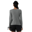 Ladies' Micro Ribbed Long-Sleeve T-Shirt