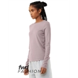 Ladies' Micro Ribbed Long-Sleeve T-Shirt