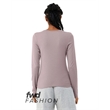Ladies' Micro Ribbed Long-Sleeve T-Shirt