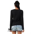 Ladies' Micro Ribbed Long-Sleeve T-Shirt