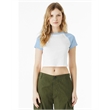 Ladies' Micro Ribbed Raglan Baby Tee