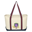 Large Cotton Canvas Admiral Tote Bag