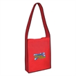 Non-Woven Messenger Tote Bag With Hook And Loop Closure