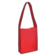 Non-Woven Messenger Tote Bag With Hook And Loop Closure