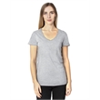 Ladies' Ultimate CVC V-Neck T-Shirt