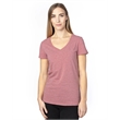 Ladies' Ultimate CVC V-Neck T-Shirt