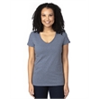 Ladies' Ultimate CVC V-Neck T-Shirt