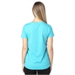 Ladies' Ultimate CVC V-Neck T-Shirt