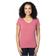 Ladies' Ultimate CVC V-Neck T-Shirt