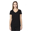 Ladies' Ultimate CVC V-Neck T-Shirt