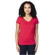 Ladies' Ultimate CVC V-Neck T-Shirt