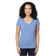 Ladies' Ultimate CVC V-Neck T-Shirt