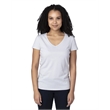 Ladies' Ultimate CVC V-Neck T-Shirt