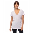 Ladies' Slinky-Jersey V-Neck T-Shirt