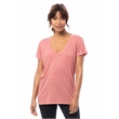 Ladies' Slinky-Jersey V-Neck T-Shirt