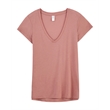 Ladies' Slinky-Jersey V-Neck T-Shirt
