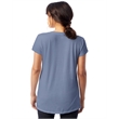 Ladies' Slinky-Jersey V-Neck T-Shirt