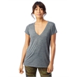 Ladies' Slinky-Jersey V-Neck T-Shirt