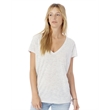 Ladies' Slinky-Jersey V-Neck T-Shirt