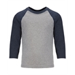 Youth CVC 3/4-Sleeve Raglan