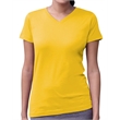 Ladies' V-Neck Fine Jersey T-Shirt