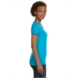 Ladies' V-Neck Fine Jersey T-Shirt