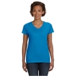 Ladies' V-Neck Fine Jersey T-Shirt