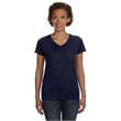 Ladies' V-Neck Fine Jersey T-Shirt