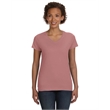 Ladies' V-Neck Fine Jersey T-Shirt