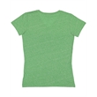 Ladies' V-Neck Harborside Melange Jersey T-Shirt