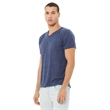 Unisex Textured Jersey V-Neck T-Shirt