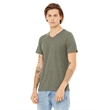 Unisex Textured Jersey V-Neck T-Shirt