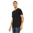 Unisex Textured Jersey V-Neck T-Shirt