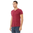 Unisex Textured Jersey V-Neck T-Shirt