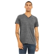 Unisex Textured Jersey V-Neck T-Shirt